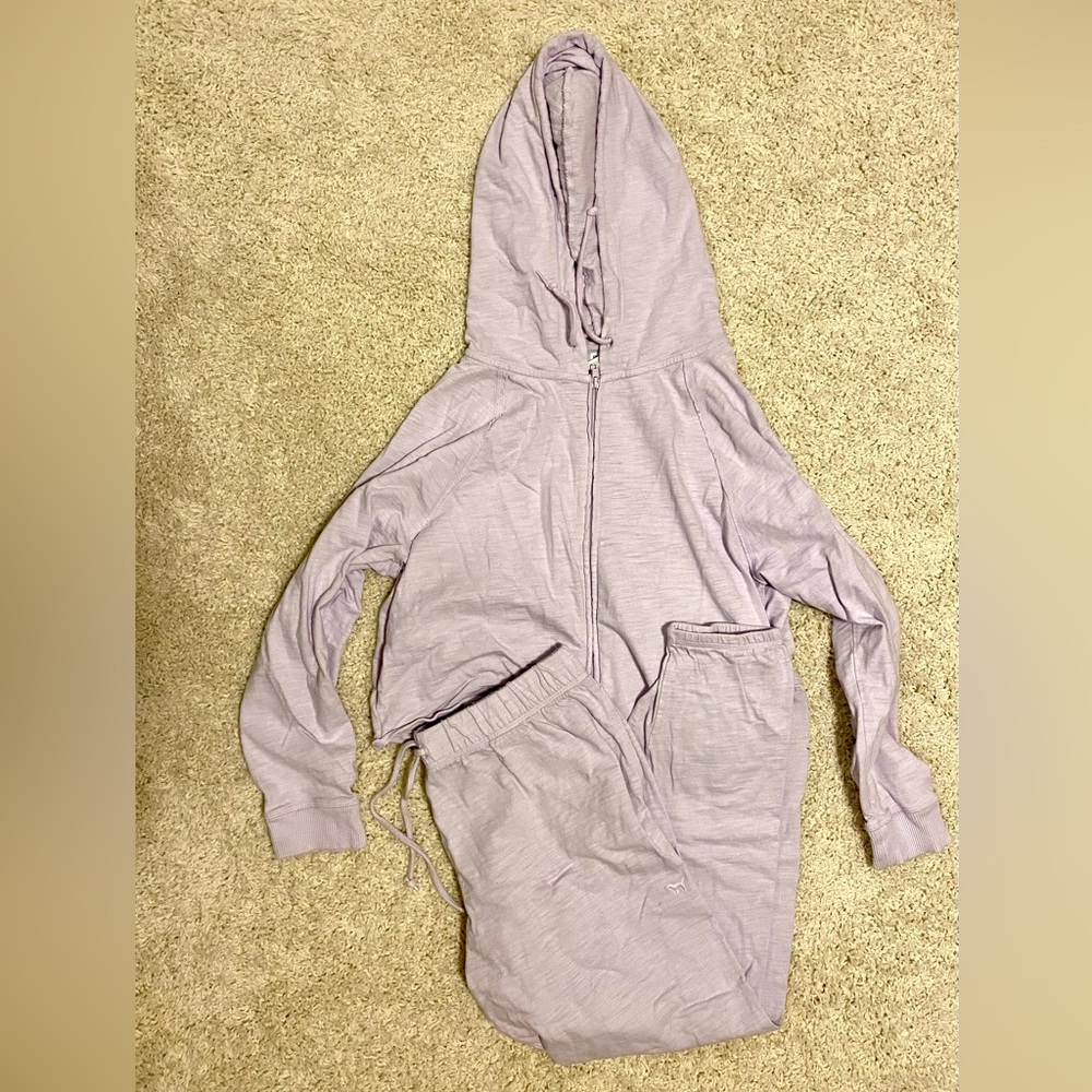 PINK Victoria's Secret Light Purple Tracksuit